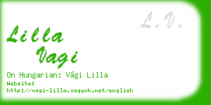 lilla vagi business card